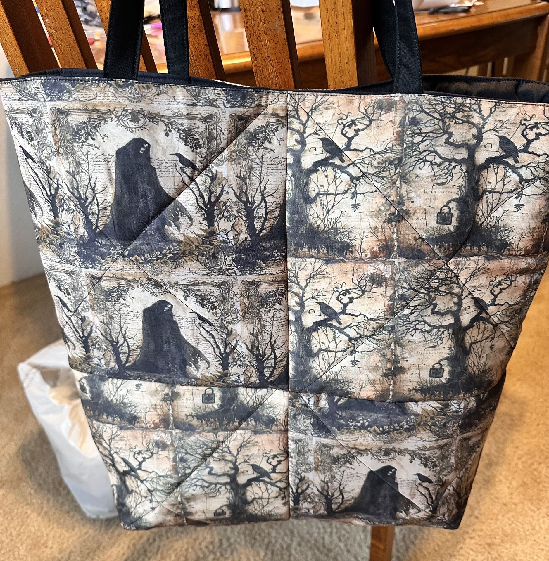 Gothic Themed Tote Bag