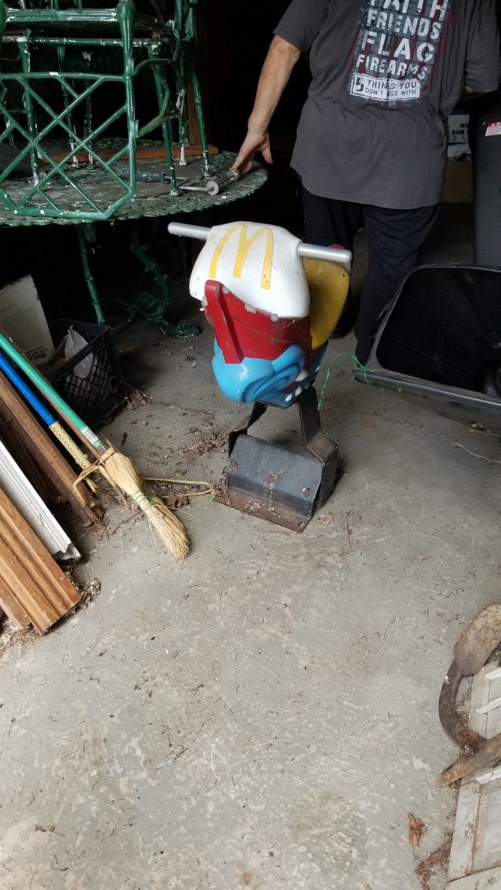 McDonald's vintage playground spring rider