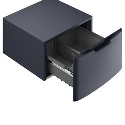 GE Universal Laundry Pedestal (Sapphire Blue) with Storage Drawer