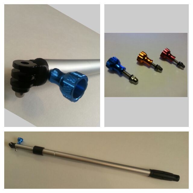 Selfie stick for action video Gopro