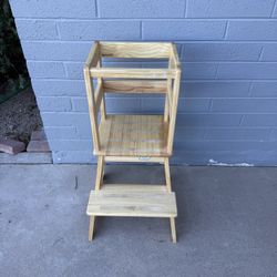 Wooden Enclosed Children’s Step Stool – $50 (OBO)
