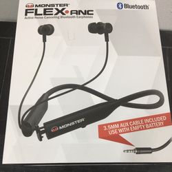 Google Home Min And Monster Bluetooth Earphones