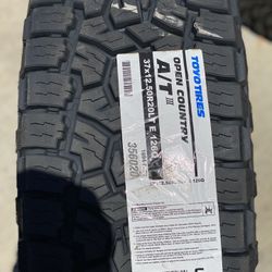 37x12.50R20 Toyo Open Country A/T3  Tires In Stock 400$ Each Financing Available No Credit Needed