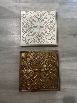Celtic Motifs Metal Wall Decor Decoration Plaque 12 x 12set of 2 Southern Livin