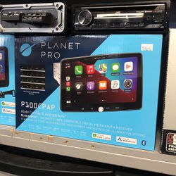 Planet Audio 10 Inch Apple CarPlay And Android Auto Stereo 