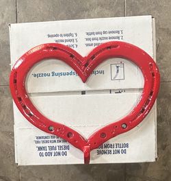 Valentines horseshoe hanger