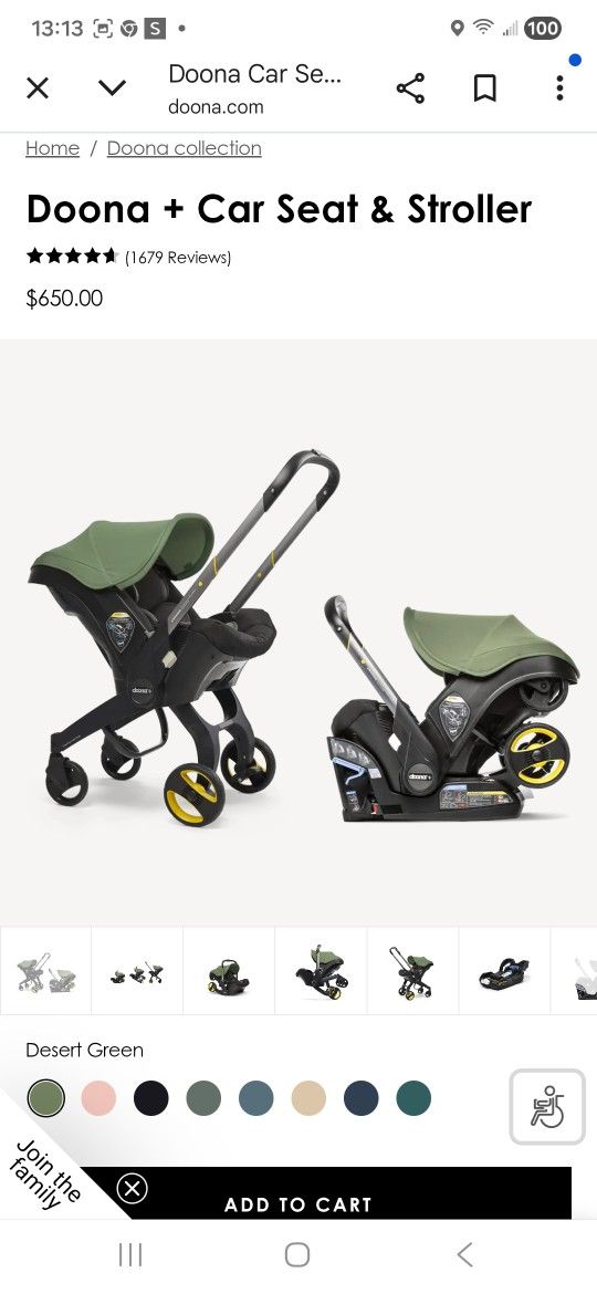 Doona Stroller With Base