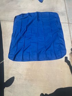 Title: New Bimini Top Replacement Canvas & Zippered Boot - 3-Bow (6'L x 61"-66"W x 46"H) - Sabre Blue