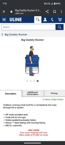 Uline Big Daddy Rocker