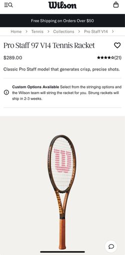Wilson PRO STAFF 97 V 14 Tennis Racket