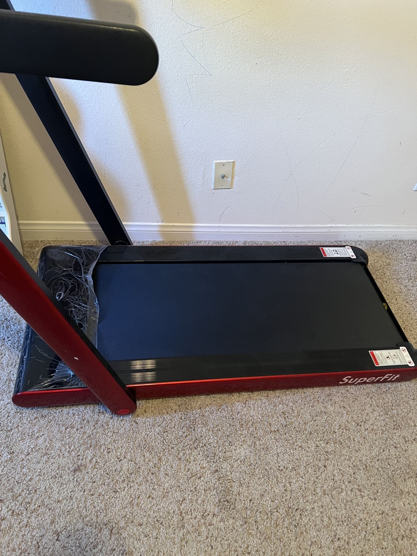 2 in 1 Folding Treadmill W/APP Speaker Remote Home Gym￼