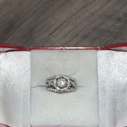 .9 carat round cut diamond white gold