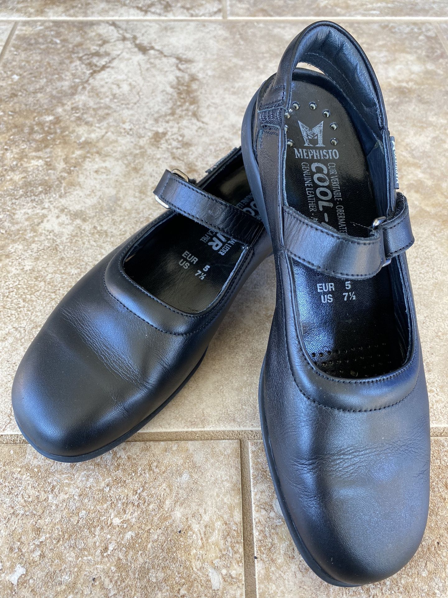 Mephisto Women’s Leather Shoes 7 1/2M 