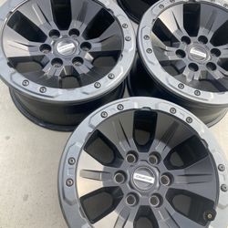 5 FORD RAPTOR WHEELS BEADLOCKS