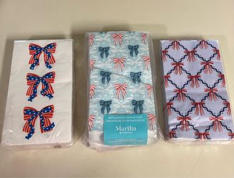 Patriotic napkins/guest towels