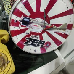 Japanese Zero Fighter Clock