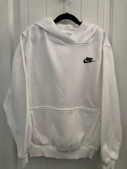 Boys Nike large white hoodie.