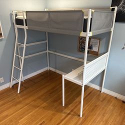 Ikea Loft Bed with Desk