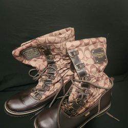 Coach Shaine Winter Boots Size 8