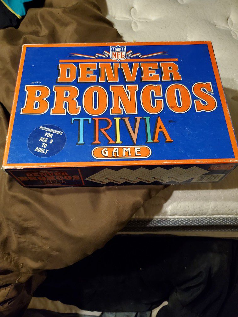 Denver Broncos Trivia Game