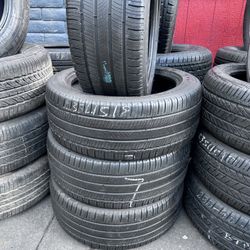 SET OF FOUR MICHELIN P235 /45 R18