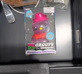Nee Doh Groovy the Glowman Squeeze Toy