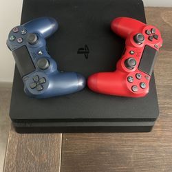 PS4 With 2 Controllers 