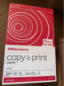11X17 copy paper  3 reems