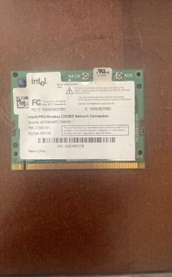 Intel Pro Wireless 2200 BG Network Connection