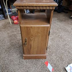 Nightstand and table 12.5 By 13.5