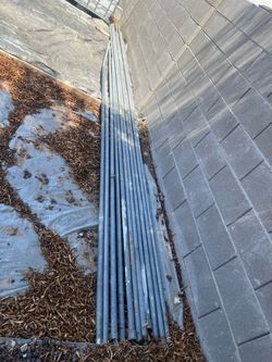 Bulk galvanized piping, gas pipe, electrical conduit