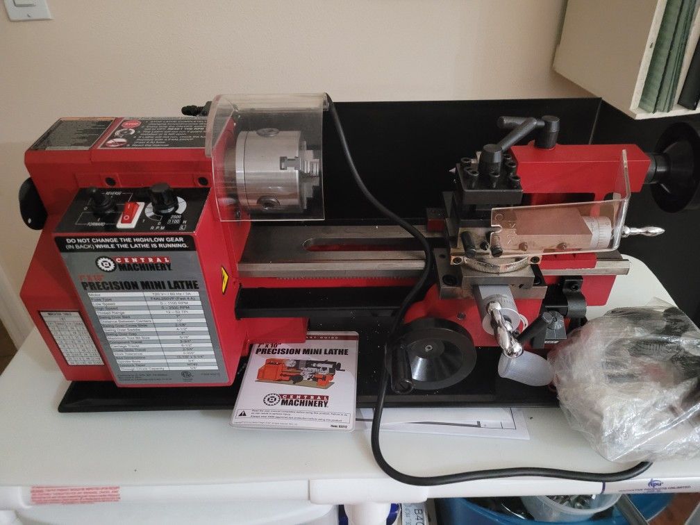 Central machinery 7 x 10 on sale precision mini lathe by central machinery