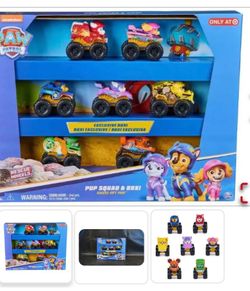 NEW Paw Patrol Rescue Wheels Pup Squad & Roxie Racers Gift Pack