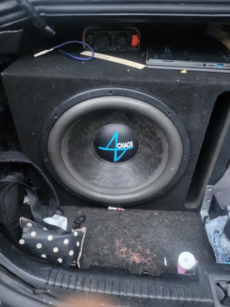  15inch Ascendant Audio Chaos 2ohm Dvc  With Box 