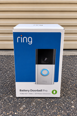 Ring Battery Doorbell Pro β 3D Motion Detection & Head-to-Toe HD+