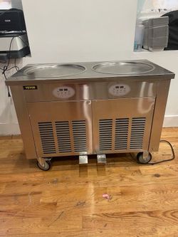 Yogurt Fry Ice Cream Roll Machine