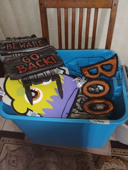 Box Of Halloween Stuff