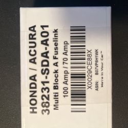 Honda Main Fuse