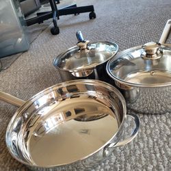 New Stainless Steel Cookware Set 
