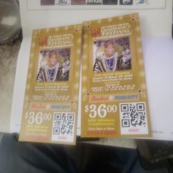 Renaissance festival tickets