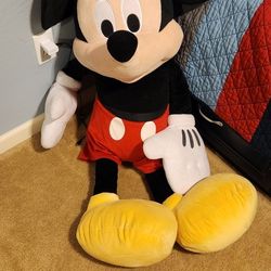 Giant Mickey stuffed animal