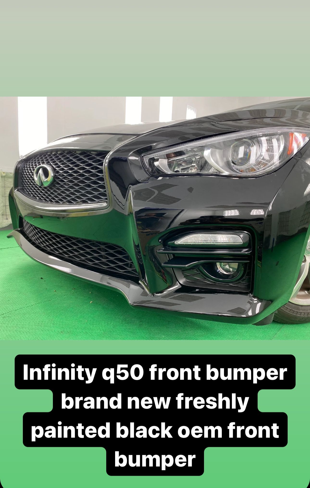 2014-2017 Infinity Q50 Front Bumper