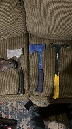 Lot of 2 axes and Hammer Tools