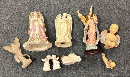Angel Figurine Collection – Set of 8