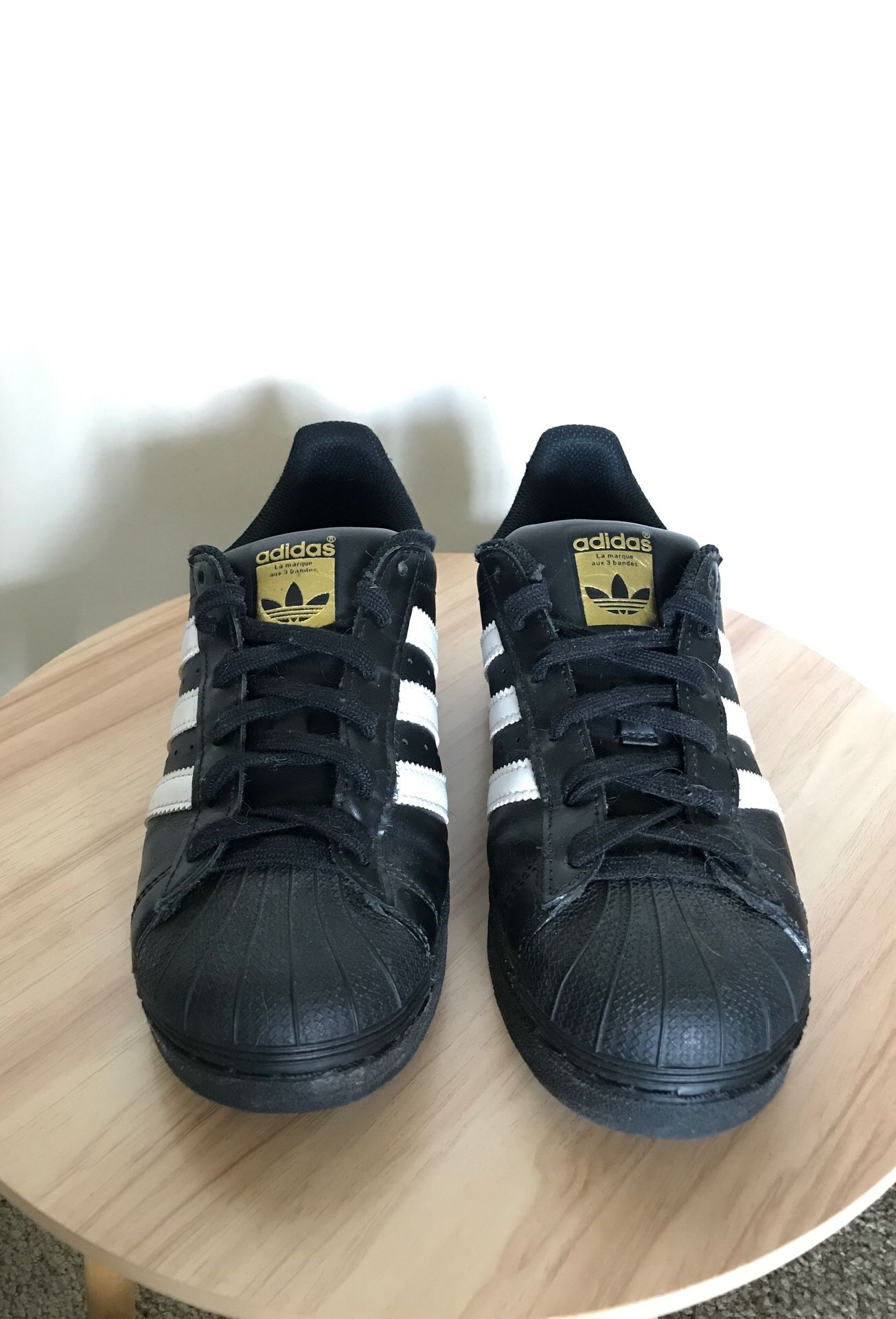 Adidas Superstar Shoes, black