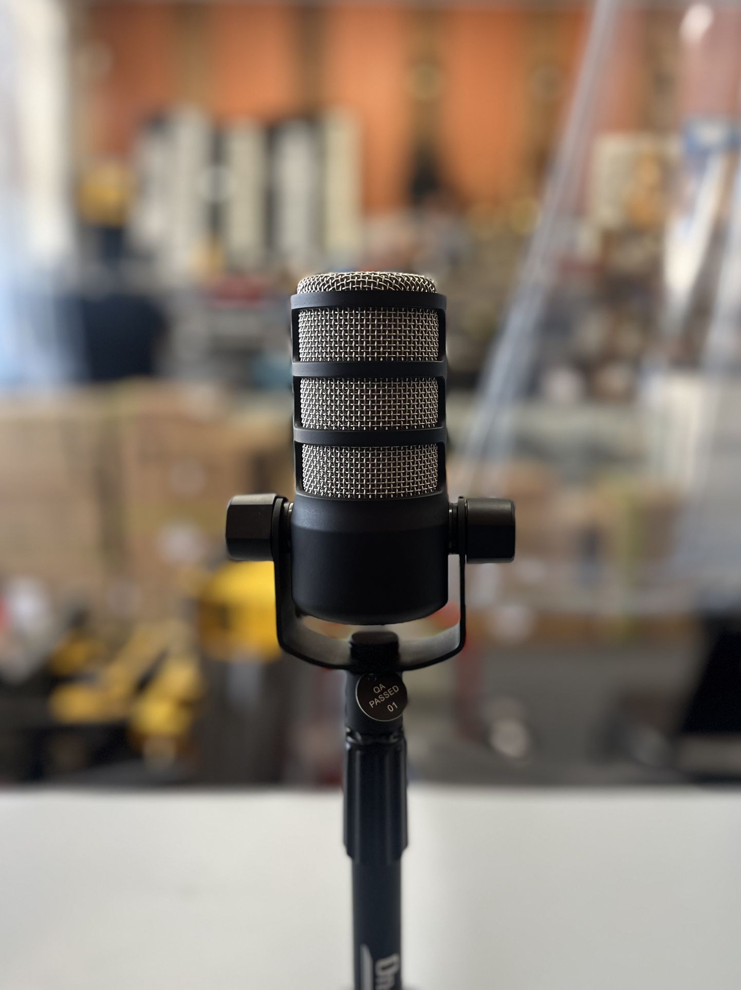 Rode PodMic Dynamic Broadcast Microphone With Stand