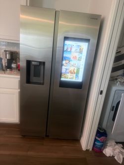 Nice fridge  with tablet