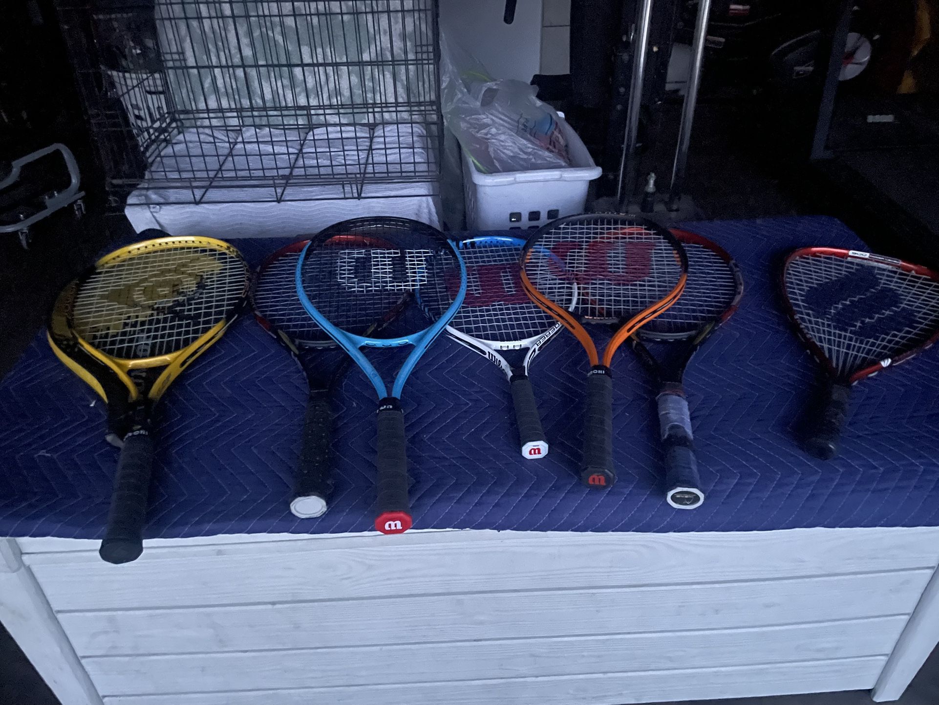 Tennis Rackets 20.00 Each