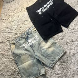 Awful lotta Cough Syrup Carpenter Shorts Size 38