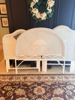 Charming Wicker Headboards